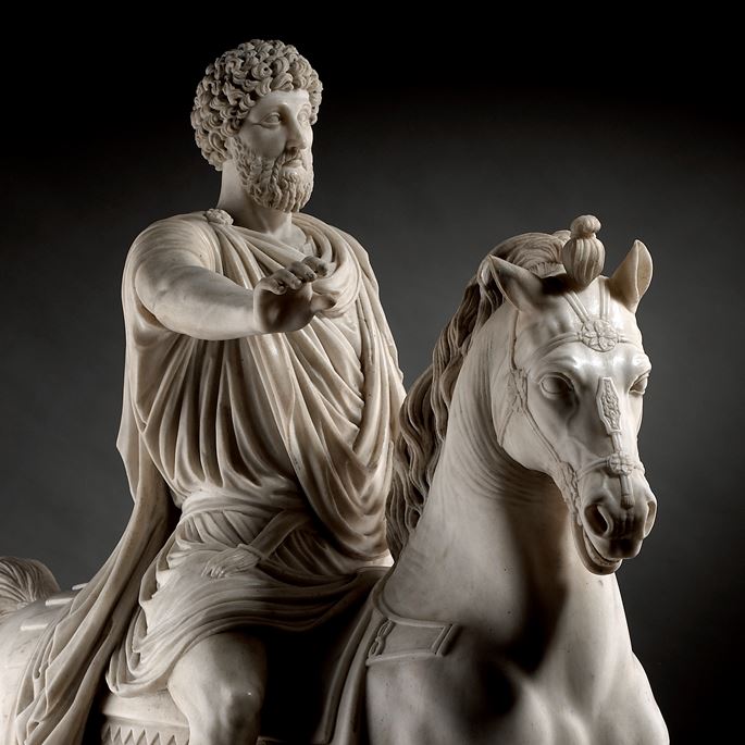 Equestrian Monument of Emperor Marcus Aurelius (121 – 180 A.D.), after the Antique | MasterArt